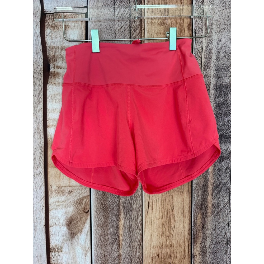 Lululemon Speed Up High-Rise Lined Short 4" Running Pink Athletic Active Size 2